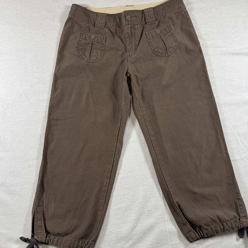 Women's The North Face A5 Series Capri Hiking Pants w/Cargo Pockets, Taupe,Sz 10